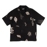 Welcome Skateboards Flash Rayon Black Button Up Shirt