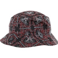 Thrasher Bandana Black Red Bucket Hat