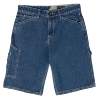 Volcom Labored Indigo Ridge Wash Denim Utility Shorts