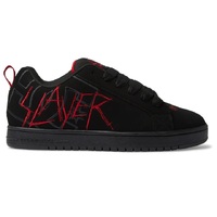 DC X Slayer CT Graffik Black Black Red Mens Skate Shoes