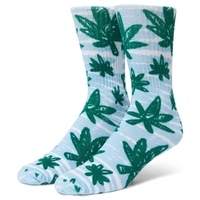 HUF Scribble Digital Plantlife Green Socks