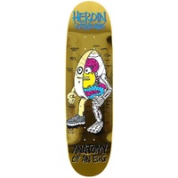 Heroin Anatomy Egg Gold 8.75 Skateboard Deck