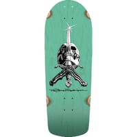 Powell Peralta Skull & Sword Snubnose Teal 10 Skateboard Deck