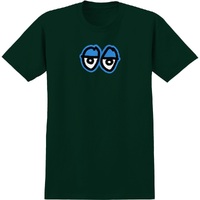 Krooked Eyes Large Green Blue T-Shirt