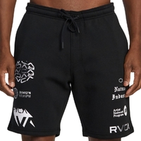 RVCA All Brand Sport IV 19 Black White Shorts