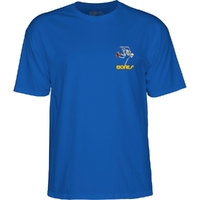 Powell Peralta Skate Skeleton Royal Blue Youth T-Shirt