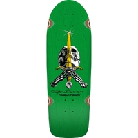 Powell Peralta Skull & Sword Snubnose Green 10 Skateboard Deck
