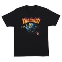 Santa Cruz X Thrasher OBrien Reaper Black T-Shirt