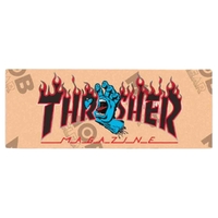 Mob Santa Cruz X Thrasher Screaming Flame Logo Grip Strip 9 x 3.25 Skateboard Grip Tape