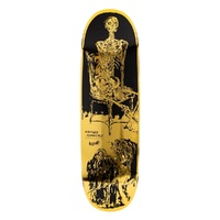 Welcome X Avenged Sevenfold Life Is But A Dream On Boline 2 Black Gold Foil 9.5 Skateboard Deck