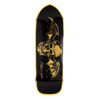 Welcome X Avenged Sevenfold Death Bat On Bullet 2 Black Gold Foil 10.5 Skateboard Deck