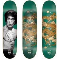 Dgk Bruce Lee Golden Dragon Lenticular Green 8.0 Skateboard Deck Slightly Scuffed