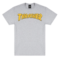 Thrasher Cover Logo Ash Grey T-Shirt
