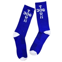 Dogtown Crew Royal Blue White 1 Pair Socks