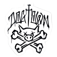Dogtown Pig & Bones Sticker