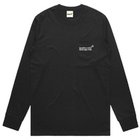 Strawberry Hill Philosophy Club Logo Pocket Black Long Sleeve Shirt