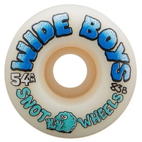 Snot Wheel Co Wide Boys White 83B 54mm Skateboard Wheels