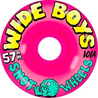 Snot Wheel Co Wide Boys Pink 101A 57mm Skateboard Wheels