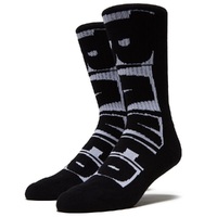Baker Branded Black Socks