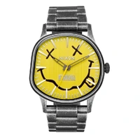 Nixon Nirvana Sentry Wobble Yellow Nirvana Smiley Watch