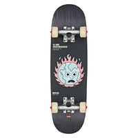 Globe Kids Softie Micro Black In Flames 7.125 Complete Skateboard