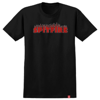 Spitfire Demonseed Script Black Red T-Shirt