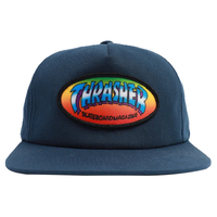 Thrasher Ninety Five Navy Snapback Hat