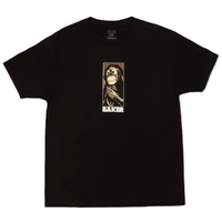 Baker Smoking Monkey Black T-Shirt