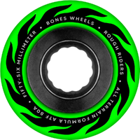 Bones Rough Riders Eternal Flame Green ATF 80A 56mm Skateboard Wheels