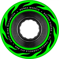 Bones Rough Riders Eternal Flame Green ATF 80A 59mm Skateboard Wheels