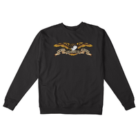 Anti Hero Eagle Black Multi Crew Jumper