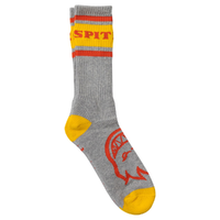 Spitfire Classic 87 Bighead Heather Red Yellow 1 Pair Mens Socks