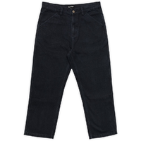 Passport Workers Club Washed Black Jeans