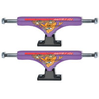 Slappy X Toy Machine Hollow Black Orange Set Of 2 Skateboard Trucks