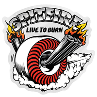 Spitfire Burnout Medium Sticker