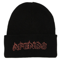 Afends Ember Black Beanie
