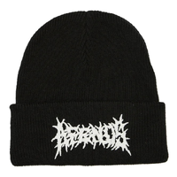 Afends Mental Black Beanie