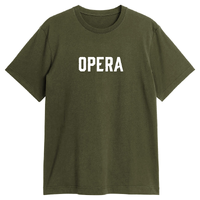 Opera Font Premium Military Green T-Shirt