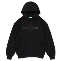 Ichpig Razor Pullcord Black Hoodie