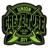 Creature Crete Ture DIY Green Sticker