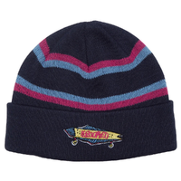 Krooked Bored Cuff Navy Beanie