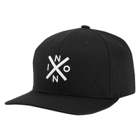Nixon Exchange Flexfit Black White Hat