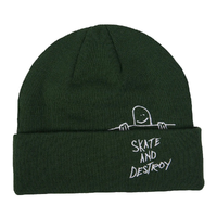 Thrasher Gonz Skate And Destroy Fold Forest Green Beanie