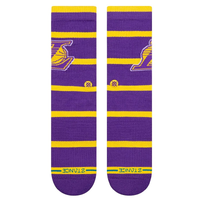 Stance Prep LA Lakers Purple Large Mens Socks