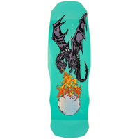 Welcome Firebreather On Dark Lord Teal 9.75 Skateboard Deck