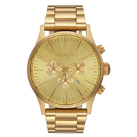 Nixon Sentry Chrono V1 All Gold Watch