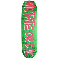 Heroin Mutate Or Die Team Green 8.7 Skateboard Deck