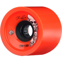 Powell Peralta SSF Pro Kevin Reimer Red Soft Slide 80A 72mm Skateboard Wheels