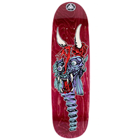 Welcome Beauty On Atheme Red 8.8 Skateboard Deck