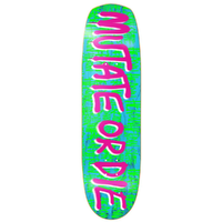 Heroin Mutate Or Die Team Blue 8.7 Skateboard Deck